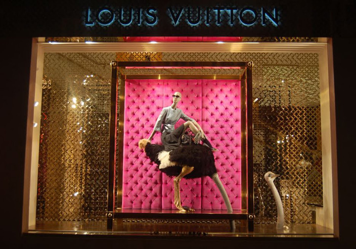 Louis Vuitton Bond Street window displays, London